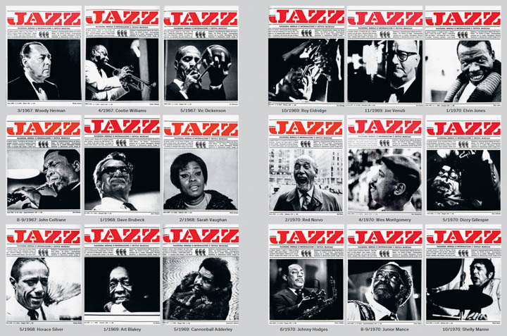 Copertine rivista jazz by Roberto Polillo