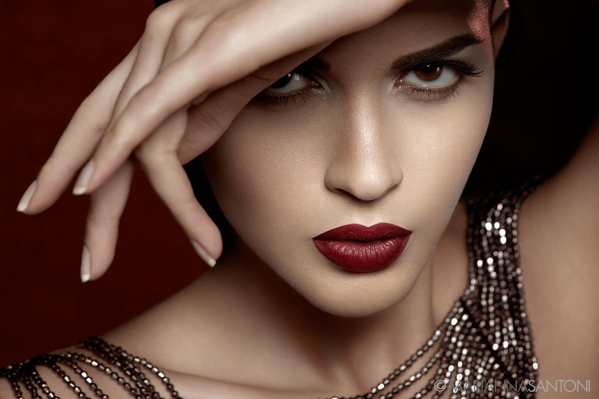 beauty of the model Selene Gnavolini shot by photographer marianna santoni