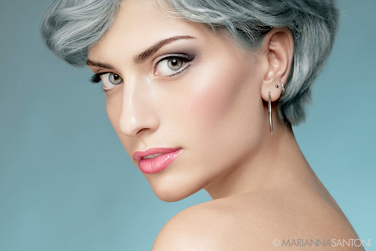 beauty of the model Giorgia Calandra shot by photographer marianna santoni