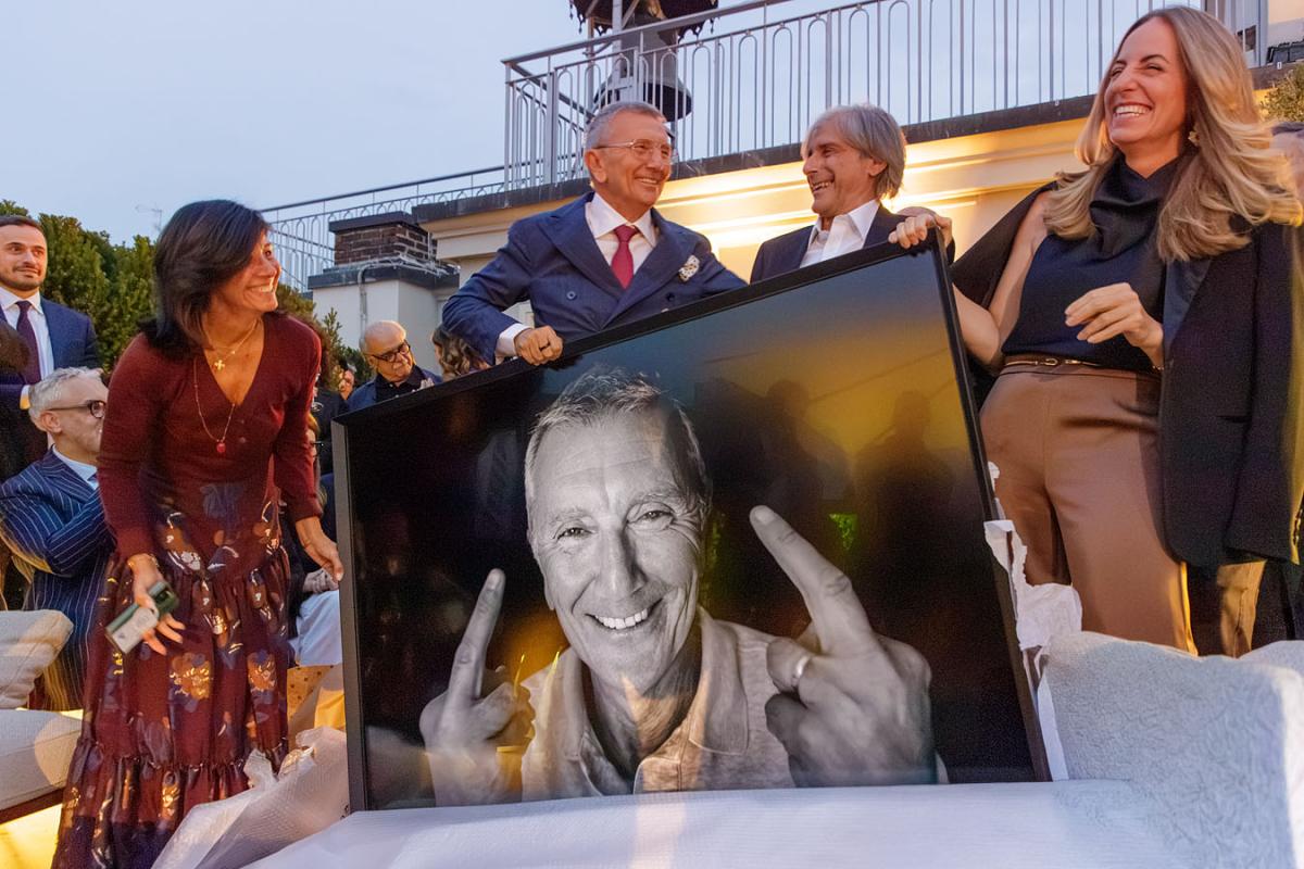 Il ritratto in regalo ad Arrigo Bandera mostrato al pubblico