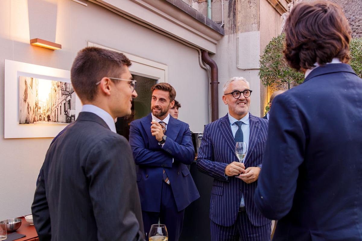 Inaugurazione della mostra People Around allo Studio Bandera