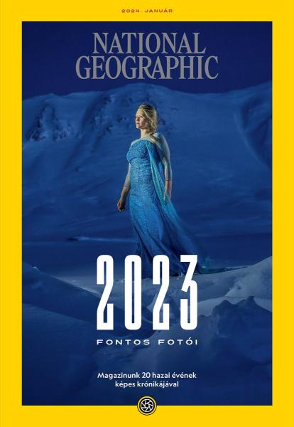 Copertina di National Geographic Ungheria di gennaio 2024 con una foto di Esther Horvath