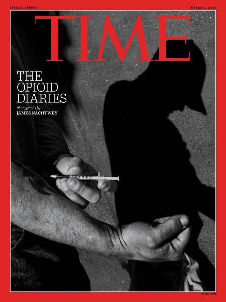 Copertina di TIME del 5 marzo 2018 con una foto di James Nachtwey