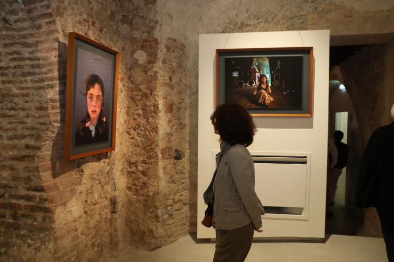 Una sala di mostra del festival