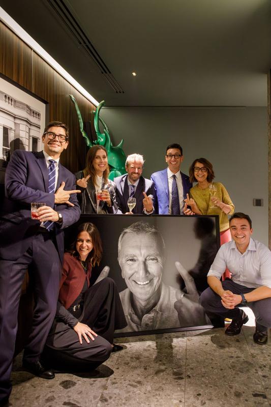 Inaugurazione della mostra People Around allo Studio Bandera